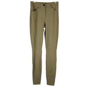 Lululemon City Sleek Slim-Fit 5 Pocket High-Rise Pant Artifact Women's Sz 25 EUC